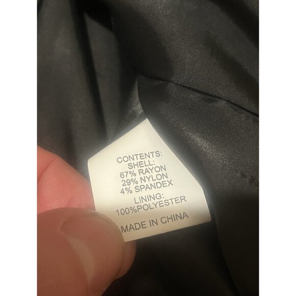 PEACE OF CLOTH Black/Blue Checkered BLAZER  -Extra Large XL - Picture 8 of 12